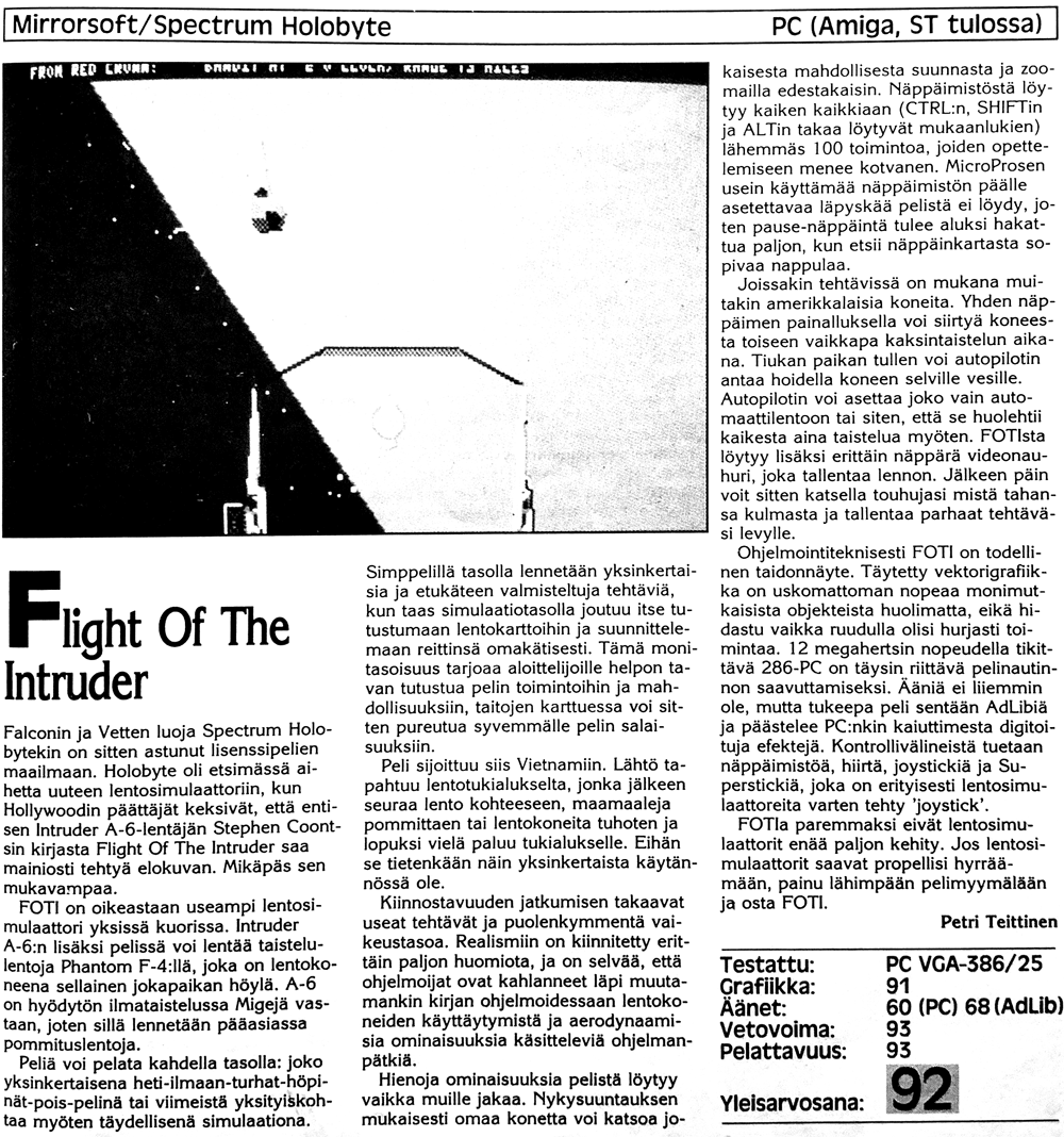 Flight Of The Intruder